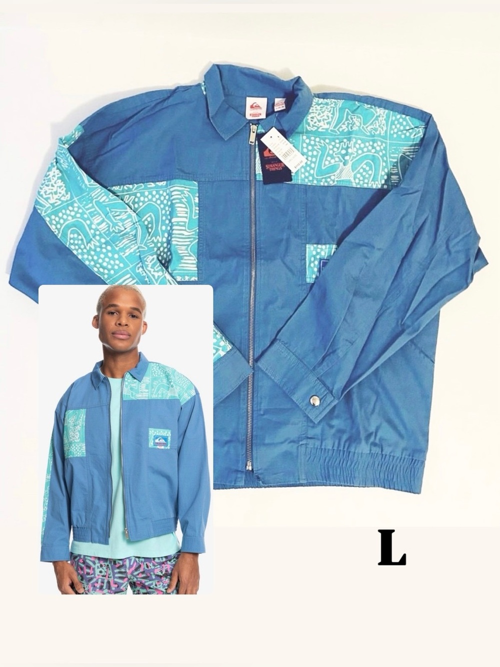 Quiksilver × Stranger Things The Hawkins Jacket Men’s Size L